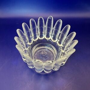 VINTAGE BOWL/CANDLE, ÅSEDA GLASSWORKS, SWEDEN. 1960s/70s